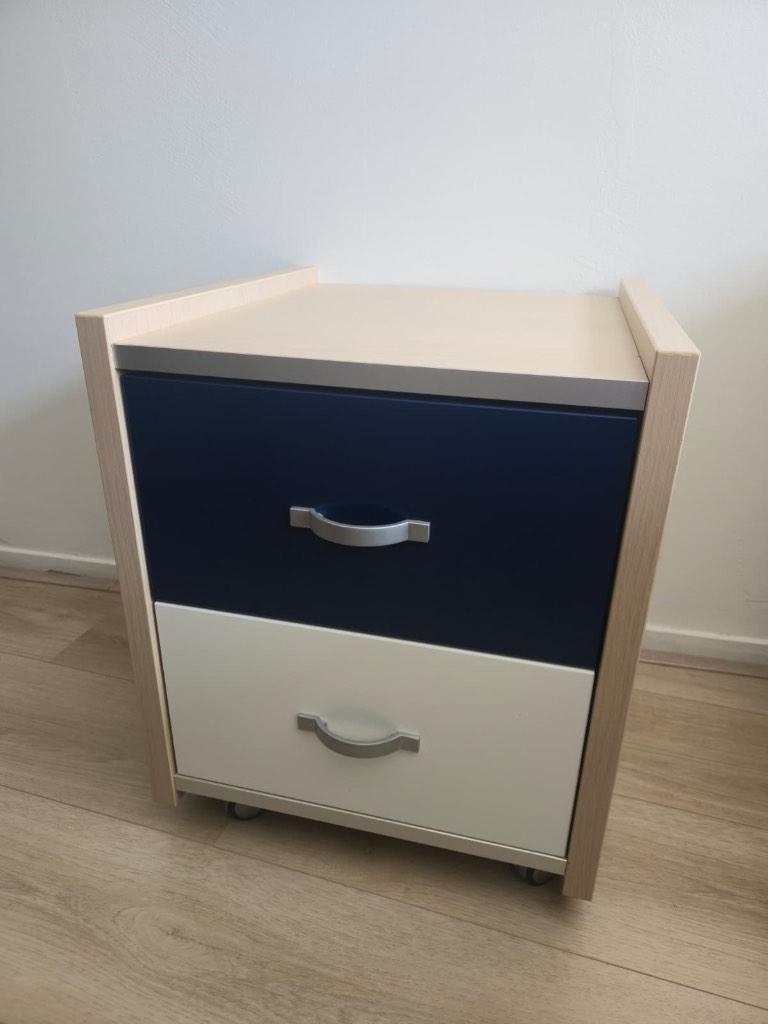 Ladeblok/Nachtkastje, Ophalen, Minder dan 50 cm, Gebruikt, 1 of 2 laden