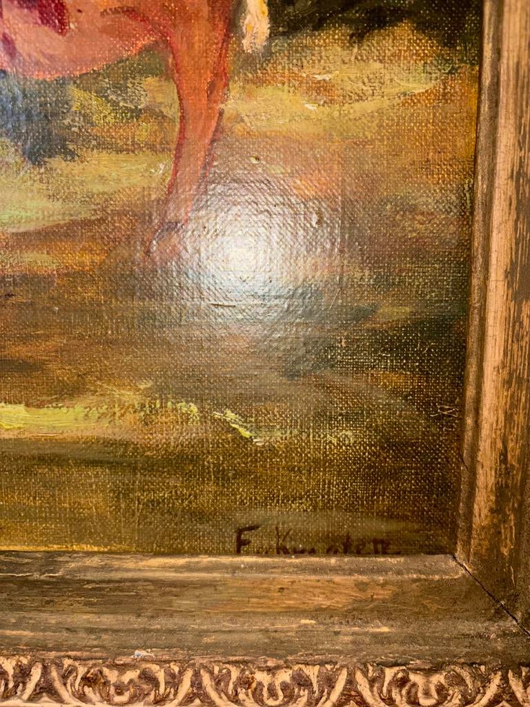 Fedor van krechten 2 kalveren, Antiek en Kunst, Ophalen