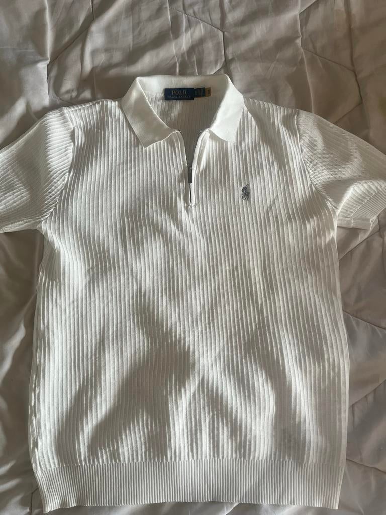 Ralph Lauren Polo T-shirt wit XL, Kleding | Heren, T-shirts, Ophalen of Verzenden, Gedragen, Maat 56/58 (XL), Wit