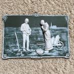 Porselein wandplaquette, Ophalen of Verzenden