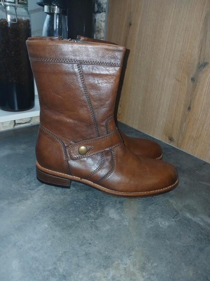 Wolky laarsjes - Nieuw-maat 42, Kleding | Dames, Schoenen, Nieuw, Lage of Enkellaarzen, Bruin, Ophalen of Verzenden