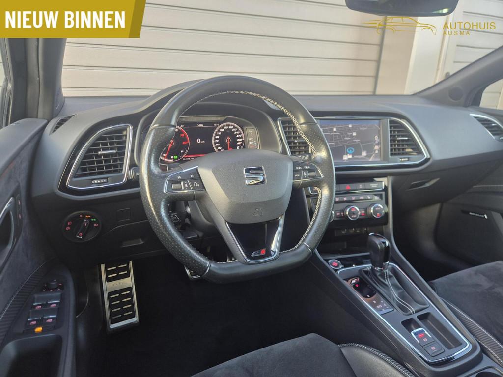 Seat Leon ST 2.0 TSI CUPRA 300 Pano/Virtual/ACC/Kuip/Carplay, Auto's, Seat, Gebruikt, 4 cilinders, Leon, Zwart