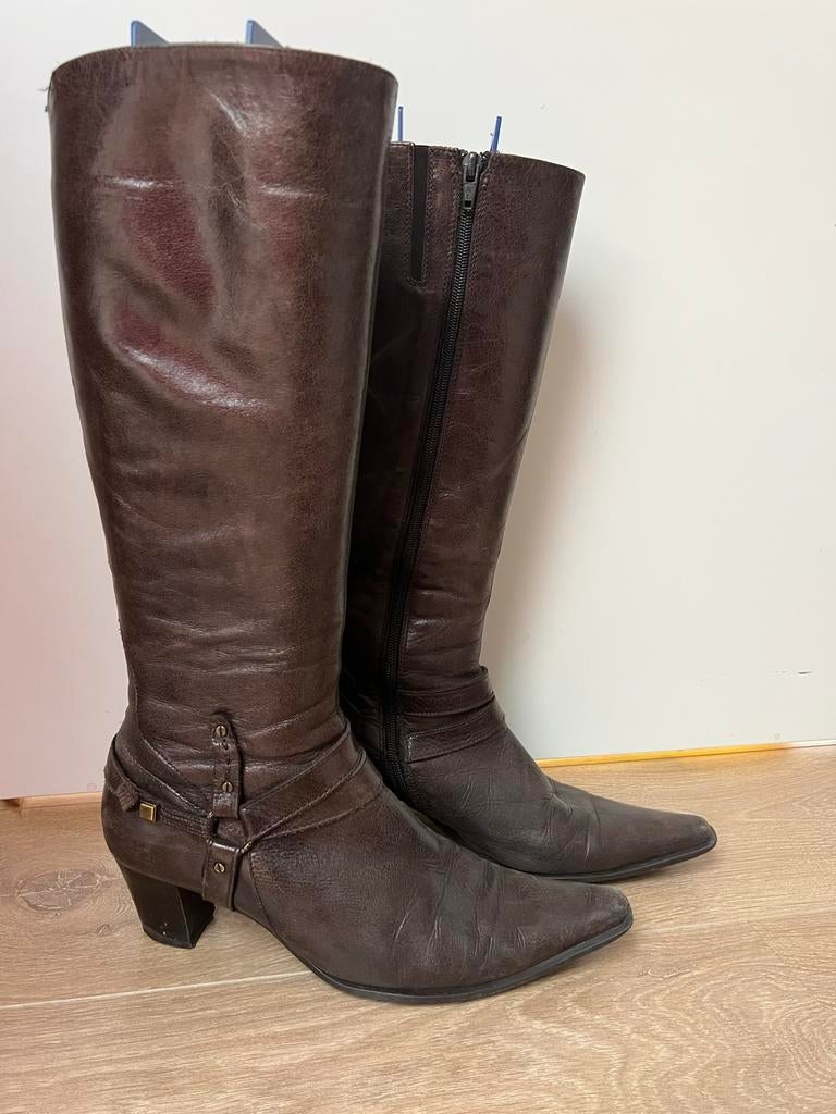 Lavorazione Artigiana laarzen schoenen bruin maat 39, Kleding | Dames, Schoenen, Hoge laarzen, Bruin, Ophalen of Verzenden, Gedragen