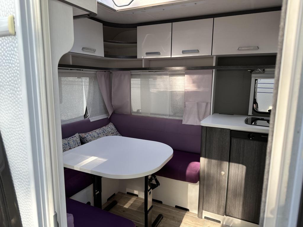 Dethleffs C'Go 475 C nieuwe cassetteluifel, Caravans en Kamperen, Caravans, Ringverwarming, Rondzit, Bedrijf, 750 - 1000 kg