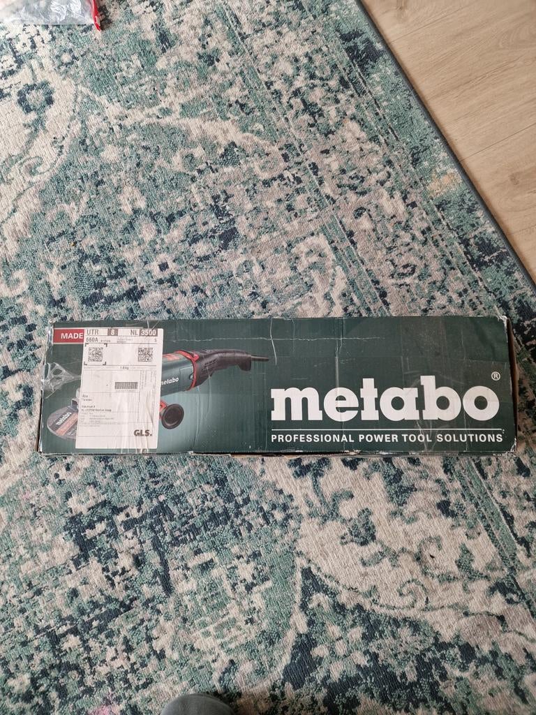 Metabo Haakse Slijpmachine WE 22 - 230 MVT - Nieuw in Doos, Ophalen of Verzenden, Nieuw, 1000 watt of meer, Haakse handslijpmachine