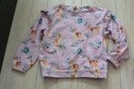 Name It - Roze hertjes trui - 110, Gebruikt, Meisje, Trui of Vest, Ophalen of Verzenden