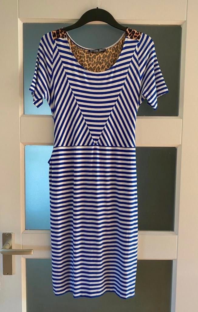 Elegante jurk van Juffrouw Jansen - XL(42), Blauw, Maat 42/44 (L), Nieuw, Ophalen of Verzenden