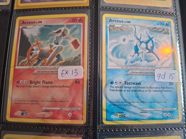 Pokémon Arceus kaarten lv 100, Hobby en Vrije tijd, Verzamelkaartspellen | Pokémon, Meerdere kaarten, Ophalen of Verzenden
