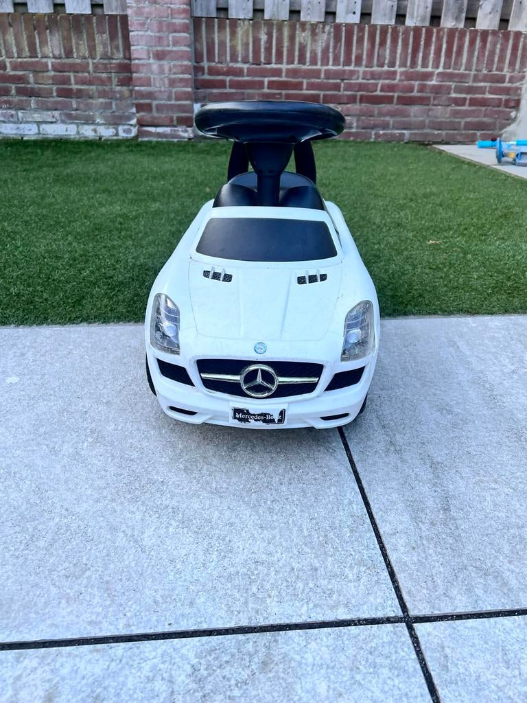 Witte Mercedes-Benz loopauto, Ophalen of Verzenden, Gebruikt, Loopvoertuig