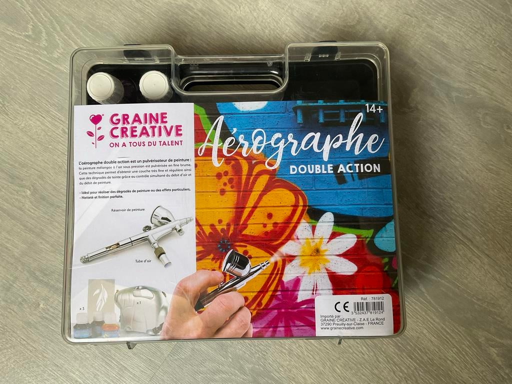 Graine Creative Airbrush set - Nieuw in doos, Hobby en Vrije tijd, Ophalen of Verzenden, Nieuw, Airbrush en Toebehoren