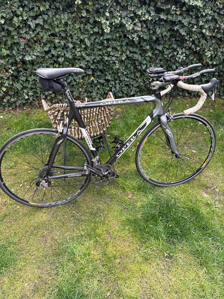 Opera Leonardo carbon racefiets, Gebruikt, Carbon, Heren, Overige maten