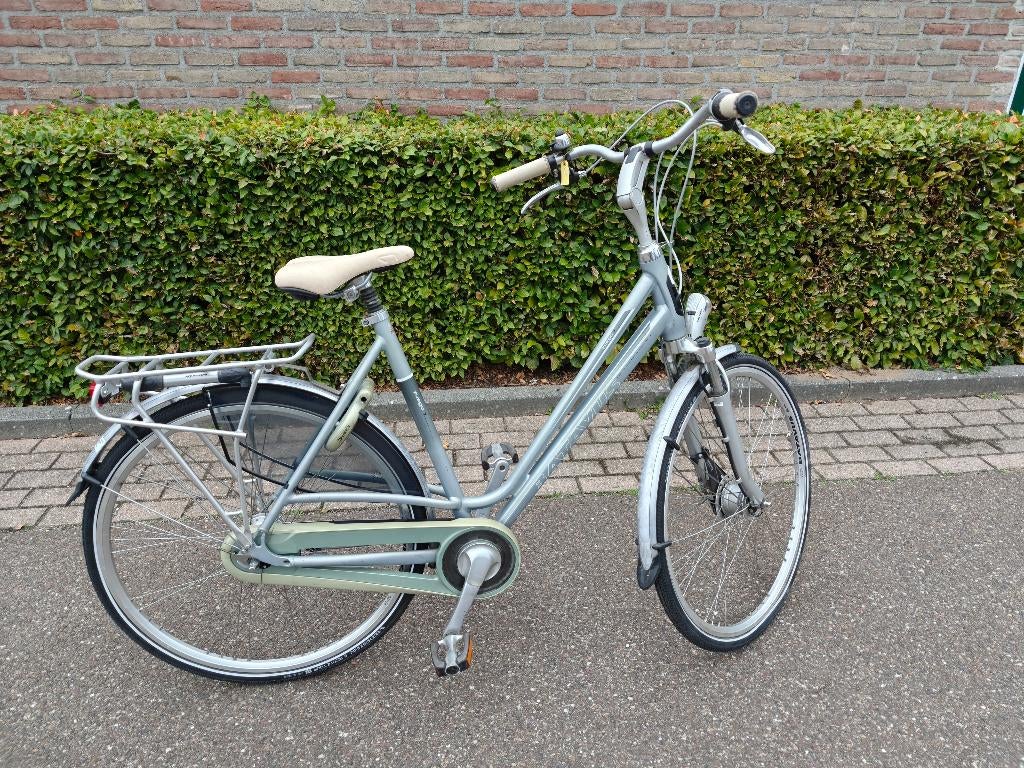 damesfiets batavus fuego 7 v, Ophalen, Gebruikt, Velgrem, Versnellingen