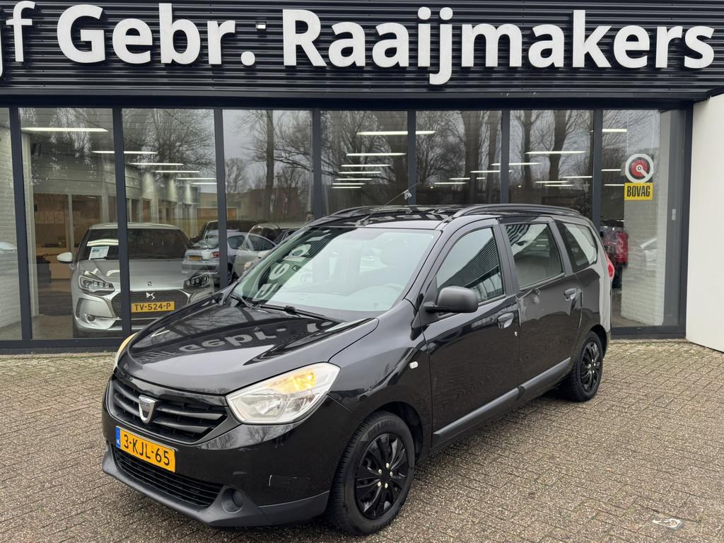 Dacia Lodgy 1.2 TCe Ambiance 7-Persoons*Airco*EXPORT/EX.BPM*, Auto's, Dacia, Voorwielaandrijving, Euro 5, Gebruikt, Zwart