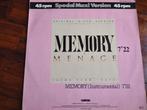 Maxi single - Menage - Memory, Cd's en Dvd's, Vinyl Singles, Maxi-single, Dance, Ophalen of Verzenden, Zo goed als nieuw