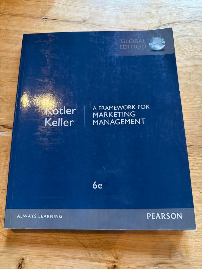 A Framework for Marketing Management - Kotler Keller, Boeken, Ophalen of Verzenden, Gelezen, Economie en Marketing