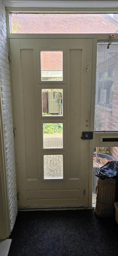 Hardhouten deuren, Ophalen, Gebruikt, Buitendeur, 200 tot 215 cm