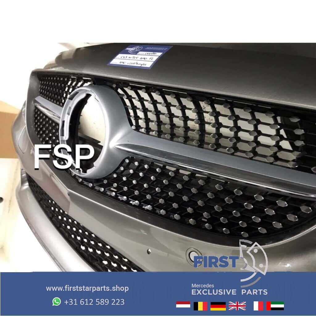 W205 C43 AMG Voorbumper Facelift 2014-2020 COMPLEET originee, Gebruikt, -, Voor, Ophalen of Verzenden