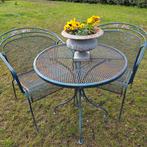Metalen tuinset Royal Garden Elegance 2 tuinstoelen + tafel, Tuin en Terras, Tuinsets en Loungesets, Overige materialen, Gebruikt