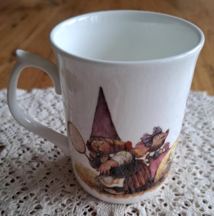 Porseleinen Rien Poortvliet mok met kabouter, Gebruikt, -, -, Overige typen