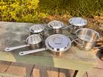 6-delige Sigg pannenset, Huis en Inrichting, Keuken | Potten en Pannen, Ophalen, Gebruikt, Inductieplaat, Pannenset