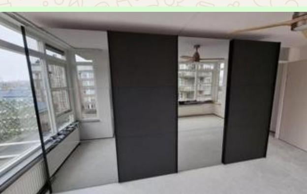 2 IKEA PAX kasten met schuifdeuren en spiegel, Ophalen, Gebruikt, 200 cm of meer, 200 cm of meer