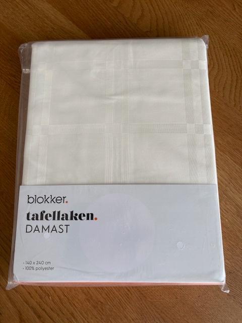 Damast Tafellaken, nieuw in de verpakking, Ophalen of Verzenden, Nieuw, Rechthoek, Binnen
