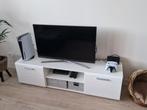 Modern wit TV meubel - 160x40x40 cm, Ophalen, Overige materialen, 150 tot 200 cm, Zo goed als nieuw