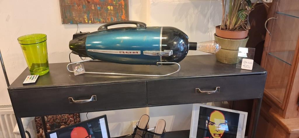 Unieke lamp van jaren '50 Erres stofzuiger - Eyecatcher!, Ophalen of Verzenden