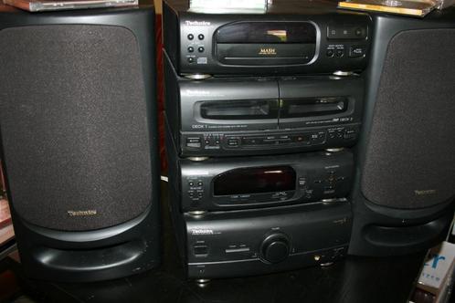 stereoset vintage technics se CH 404 e.a., Audio, Tv en Foto, Stereo-sets, Gebruikt, Cassettedeck, Cd-speler, Tuner of Radio, Speakers