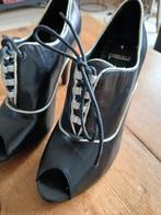 Lederen Manfield peeptoe pumps, mt 39, Ophalen, Zo goed als nieuw, Schoenen