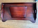 Mahonie dienblad bedplank boekensteun serveer-tableau, Huis en Inrichting, Woonaccessoires | Dienbladen, Wilms, Ophalen of Verzenden