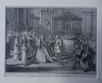 Gravure Communie / Avondmaal Picart 1724, Antiek en Kunst, Ophalen of Verzenden