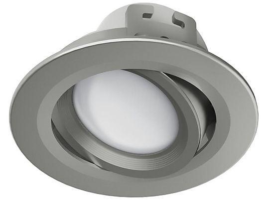 Hama Wifi - Led - Inbouwspot - App bediening - Grijs, Huis en Inrichting, Lampen | Losse lampen, Nieuw, Led-lamp, Minder dan 30 watt