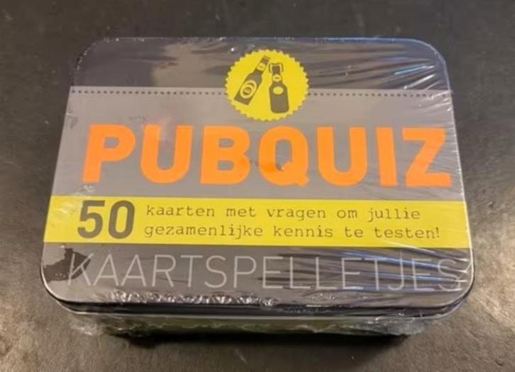 Pubquiz kaartspel nieuw, Hobby en Vrije tijd, Gezelschapsspellen | Kaartspellen, Nieuw, Ophalen of Verzenden