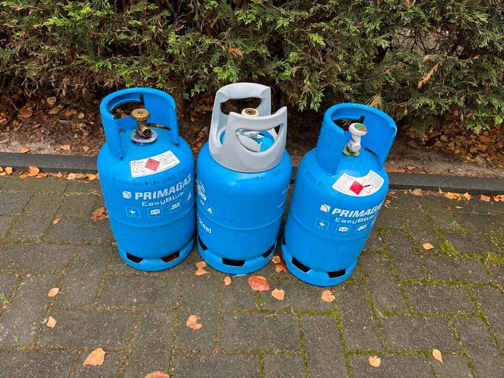 Primagaz Fles 6 kg - 2 vol en 1 leeg, Caravans en Kamperen, Kampeeraccessoires, Zo goed als nieuw, Ophalen of Verzenden