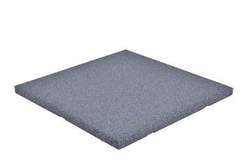 Grijze Rubber Tuin / Terras / Balkon Tegels 50 x 50 x 2.5cm beschikbaar voor biedingen