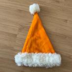 Kerstmuts, kerst muts oranje met “bont” kraag en pompoen, Ophalen of Verzenden, Zo goed als nieuw