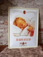 Reclame bord Baby zeep  De vergulde hand, Ophalen of Verzenden, Reclamebord
