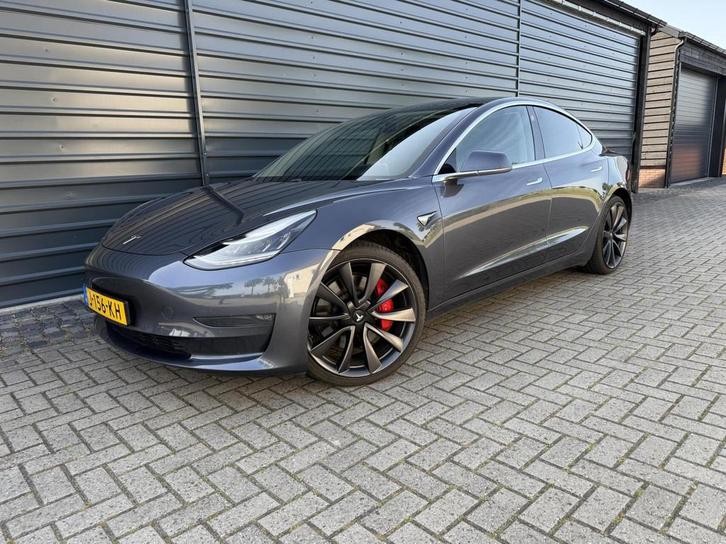 Tesla Model 3 Performance AWD 75 kWh 20'' LM SOH 85% verw.st, Auto's, Tesla, Bedrijf, Te koop, Model 3, 4x4, ABS, Achteruitrijcamera