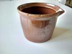 Originele bruine Keulse pot 11 cm doorsnee 10 cm hoog, Antiek en Kunst, Antiek | Keramiek en Aardewerk, Ophalen of Verzenden