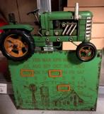 Tractor kalender maandkalender ijzer magneet groen, Clayre&Eef, Nieuw, Ophalen of Verzenden, De Giesel