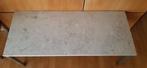 Vintage white marble tablet, jaren 60, Huis en Inrichting, Tafels | Salontafels, 50 tot 100 cm, Minder dan 50 cm, 100 tot 150 cm