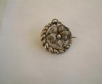 prachtige gave antieke biedermeier zilver zilveren broche, Ophalen of Verzenden, Zilver, Broche