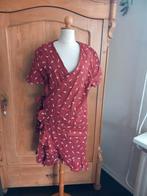 Nieuwe handmade wikkeljurk L/XL, Ophalen of Verzenden, Nieuw, Onder de knie