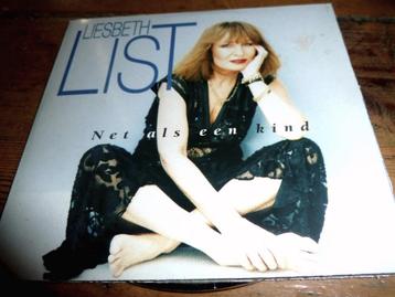 cd single Liesbeth List - Net Als Een Kind - redelijk mooi - beschikbaar voor biedingen
