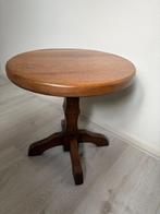 Eiken tafeltje, Huis en Inrichting, Minder dan 55 cm, Rond, Zo goed als nieuw, Hout