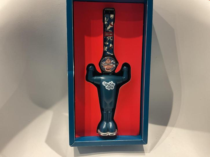 Zeldzame Lo-Ka 1996 Swatch Horloge in Doos, Sieraden, Tassen en Uiterlijk, Horloges | Heren, Nieuw, Polshorloge, Swatch, Kunststof