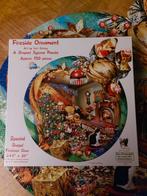 SunsOut puzzel Kerst fireside ornament 750 stukjes, Hobby en Vrije tijd, Denksport en Puzzels, Ophalen of Verzenden, 500 t/m 1500 stukjes