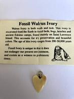 Hanger hartje van Walrus ivoor, Ophalen, Overige materialen, Geel, Zo goed als nieuw