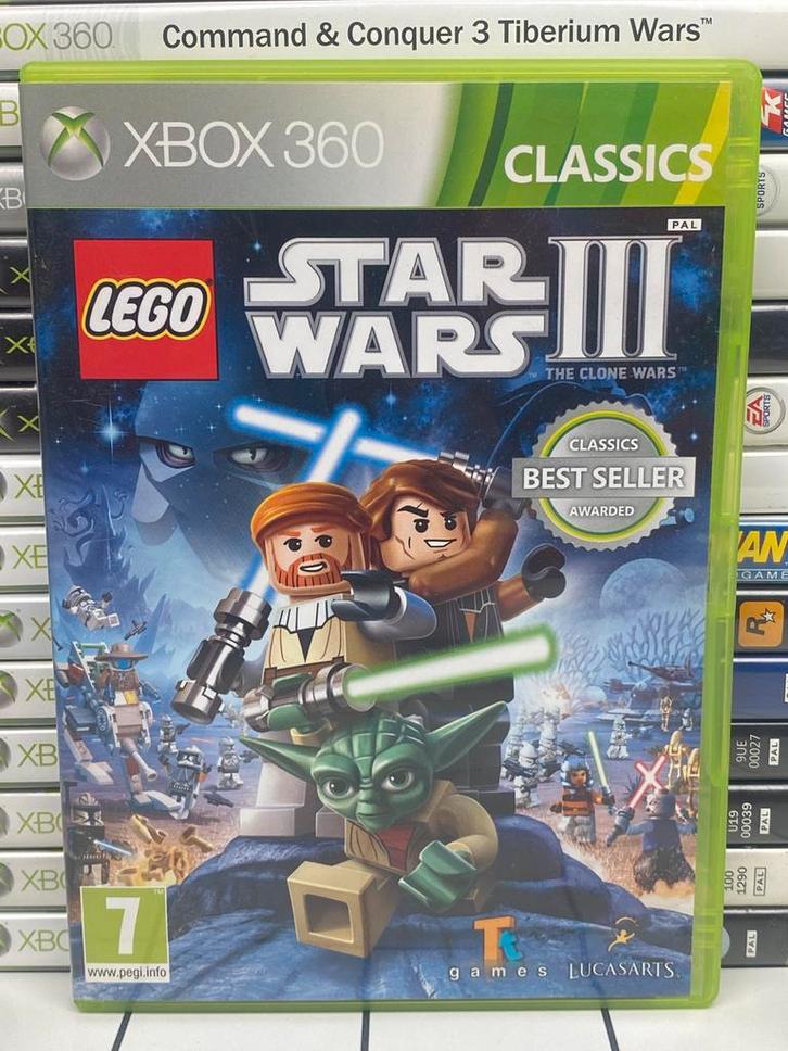 LEGO Star Wars III The Clone Wars - Xbox 360 Game - Compleet, Spelcomputers en Games, Games | Xbox 360, Zo goed als nieuw, Avontuur en Actie